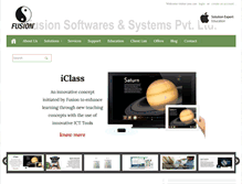Tablet Screenshot of fusion-software.com